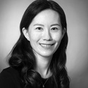Black and white portrait of Jessica Kung