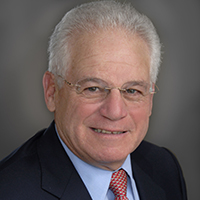 Black and white portrait of Marc Stern